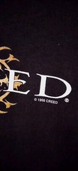 Vintage 1998 Creed Band Emblem Rock Music Shirt 🎸 My Own Prison Torn One RARE