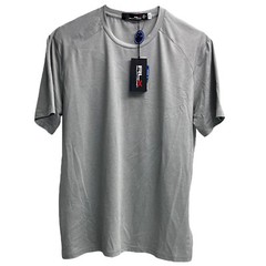 Polo RLX Ralph Lauren Short Sleeve Tee T-Shirt Wicking Classic Fit Grey Htr $59