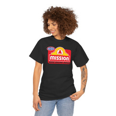 MISSION Drag Racing Series Logo Crew Neck T-Shirt American Men’s T-Shirt