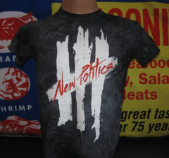 NEW POLITICS Band T Shirt Men’s Small Tye Dye EDM Pop Alternative DANISH ROCK