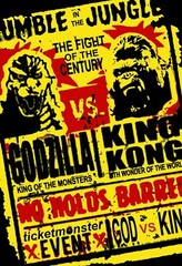 Godzilla Vs King Kong T-Shirt Rumble In The Jungle God Vs King TV Movies Manga