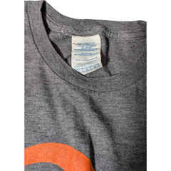 Denver Broncos Heather Gray Tri-Blend Cotton-Poly Blend T-Shirt Size Large