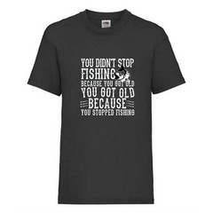 Fishing Fish Trout Old Novelty T Shirt Various Colours And Sizes