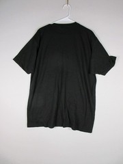 Tultex Mens Pull-On Graphic T-Shirt Crew Neck Short Sleeve Size XL Black