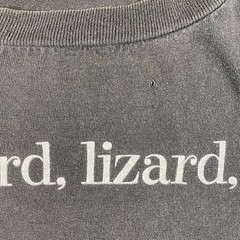 VTG 90s Taco Bell Here Lizard, Lizard, Lizard Black Single Stitch Shirt Size XL