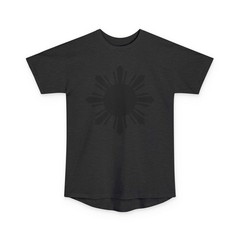Filipino Sun Longline Drop Tail Tee Pinoy shirt Streetwear Urban Long Body S-2XL