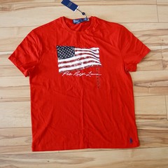 Polo Ralph Lauren Men’s Stars & Stripes Big Pony USA Flag T-Shirt