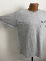 Salt Life Shirt Mens Medium Heather Gray Pocket Tee Deep Sea Fishing Outdoor Dad