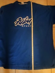 FUBU SPORTS Men’s Blue Embroidered Logo T-Shirt Size 6X Big & Tall Short Sleeve