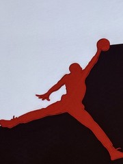 Jordan Jumpman Colorblock T-Shirt Crew Neck White Black Red Men’s 2XL