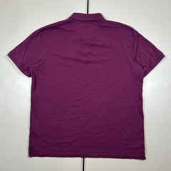 HUGO BOSS Polo Shirt Men Size 2XL Magenta Pima Cotton Designer Preppy Fits Tight