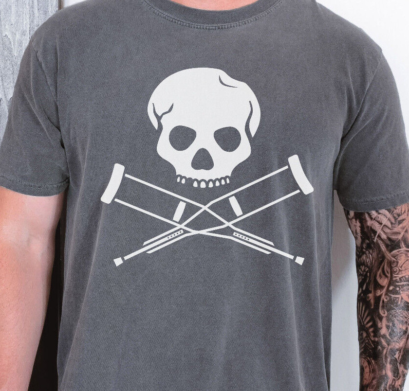 Jackass T-Shirt MTV Johnny Knoxville Movie Vintage Black Comfort Colors 1717 Tee