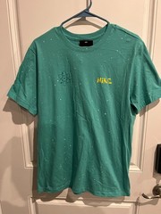 RARE 2017 Nike Atom Space Intergalactic Stars Teal Blue T-Shirt Men’s Sz Medium
