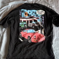 Gallery Dept. Men’s Black Graphic Logo Crew Neck Short Sleeve T-Shirt M