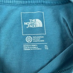 The North Face Easy T Shirt Mens XL Blue Logo Exploration Without Compromise