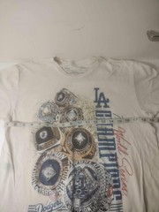 Los Angeles Dodgers Mitchell & Ness World Series Championship Rings T-shirt
