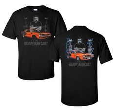 Graveyard Carz T-Shirt – Black w/ Orange 1971 Plymouth Hemi Cuda (Licensed)