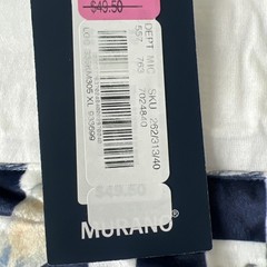 Murano Liquid Cotton White T Shirt Men’s Size XL