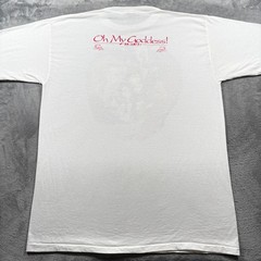 Vintage 1993 Oh My Goddess! Anime Promo Fashion Victim T-Shirt Mens XL White