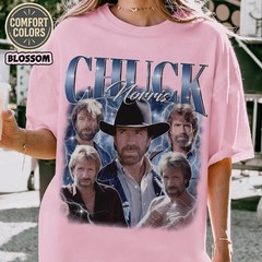 Chuck Norris Actor Bootleg Shirt, Cowboy Hero Tribute Legend Humor 1940 2026 Tee