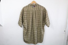 Tommy-Hilfiger-Jeans Plaid Shirt | Vintage 2000s Camp Collar Short Sleeve Button