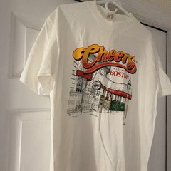 Vintage Cheers Boston T Shirt L Sof Tee Single Stitch 1994 NOS MINT
