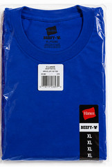 Hanes USA Beefy T TALL BLACK GREY RED BLUE or WHITE Extra Long Length Cotton