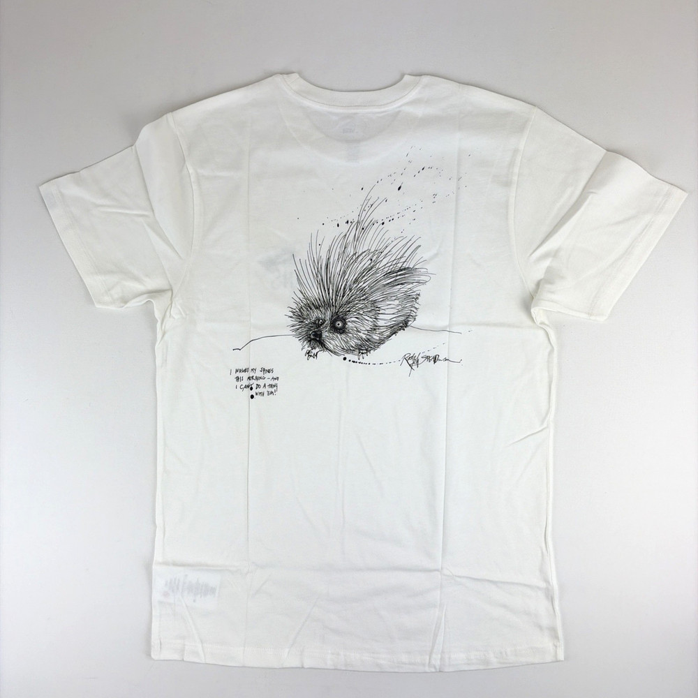 Vans Vault x Ralph Steadman Hedgehog T-shirt Mens M Organic Cotton WildAid