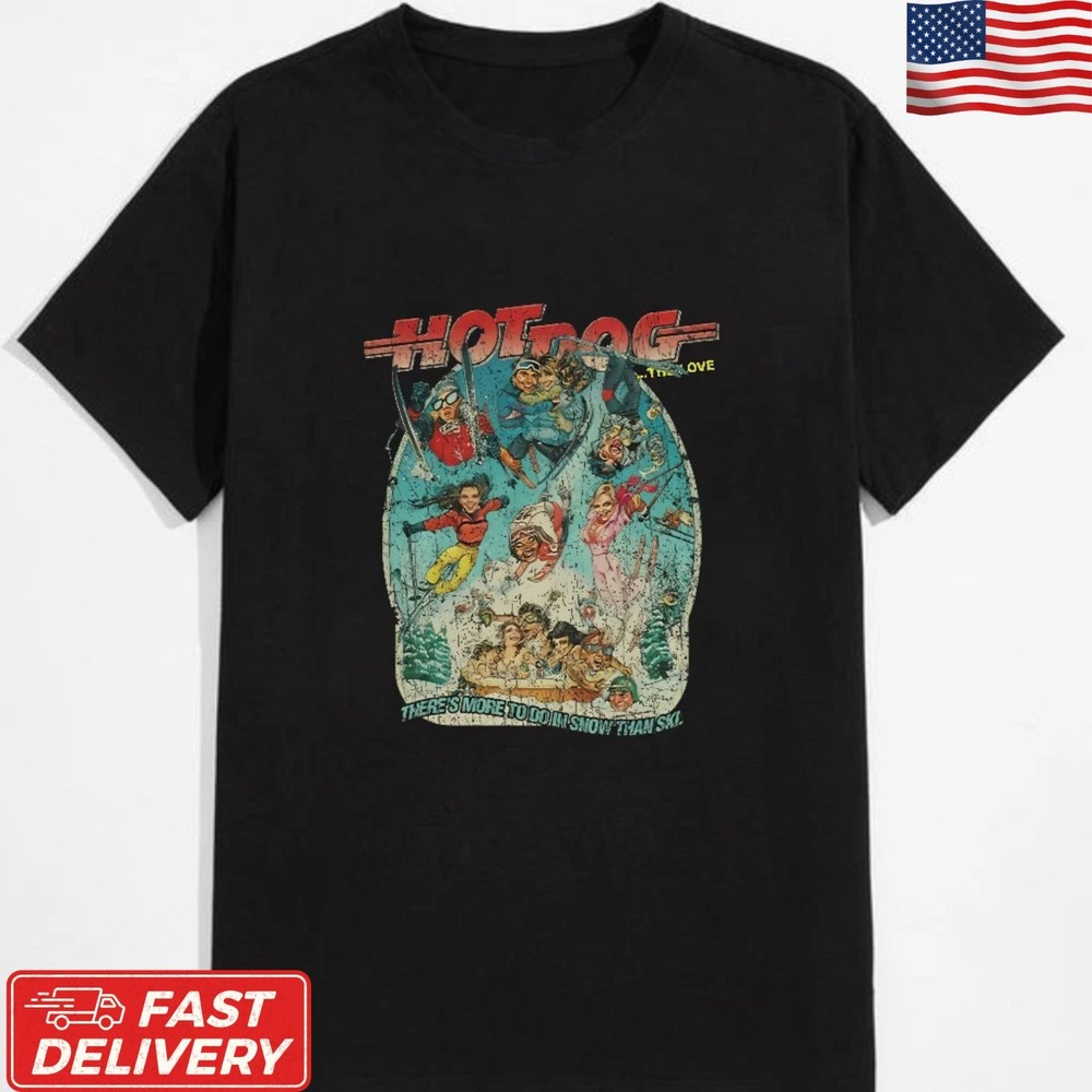 Vintage 1984 Hot Dog… The Movie Men’s Graphic T-Shirt S-5XL