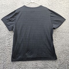 Marine Layer T Shirt Weekend Sport Gray Subtle Stripe Polyester Lyocell Elastane