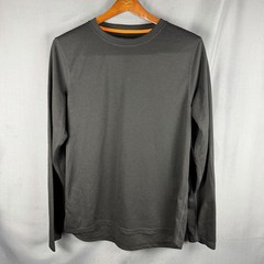 Omni Wool Base Layer Shirt Mens XL Black Wool Blend Crew Neck Long Sleeve Camp