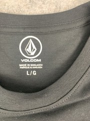 Volcom Summerside Crew Neck T-shirt Black Chest Panel Design Mens Size Large NEW