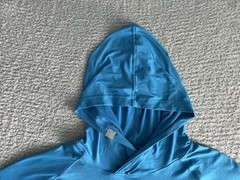 Habit Hooded Shirt Men’s 2XL Blue Hooded Performance Wicking UPF Stretch *Flaw