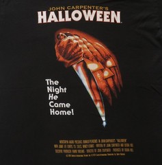 John Carpenter’s Halloween T Shirt 2015 Version Classic Logo Slasher Horror L