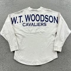 Vintage Woodson High School Spirit Jersey Shirt Adult XS White 90s Sports USA