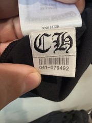 Chrome Hearts Miami Horse Shoe SS Pocket Tee Black Authentic Size 2XL