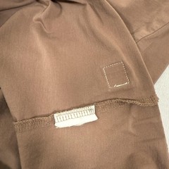 Vuori Shirt Mens Medium Brown Linear Tech Pocket Tee Performance Stretch Gym