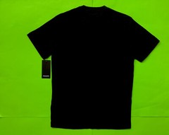 TRUE RELIGION Mens Short Sleeve T-Shirt Size XL Black with Gold 100% Cotton NEW