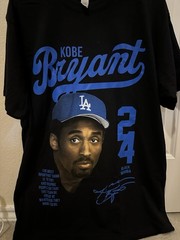 Kobe Bryant LA Dodgers T Shirt