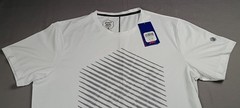 Asics White T Shirt Men Size XL SD Graphic SS Top Running Casual Reflective D1