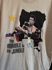 Muhammad Ali Rumble in the Jungle T-Shirt Mens L Graphic Boxing Tee. NWOT