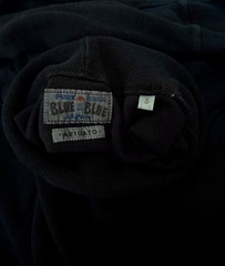 Blue Blue Japan Men’s Roll Neck Top Indigo Blue Size 3 – Medium