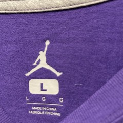 2012 NWT Nike Air Jordan Retro 11 Concord Jumpman Tuxedo T-shirt Size L *SEE PIC