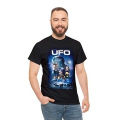 UFO TV Series (1970) T-Shirt Aliens Sci-Fi Fantasy Future Gerry Anderson