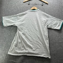 Vintage Gopher Sport Shirt Mens L Gray Crewneck T-Shirt Contrasting Trim Summer