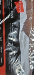 Hanes 3 pcs soft breathable lay flat collar tagless T-shirt white men Sz 2XL