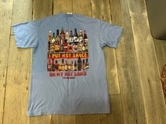 NWOT Live Oak Brand HOT Sauce blue t-shirt size M