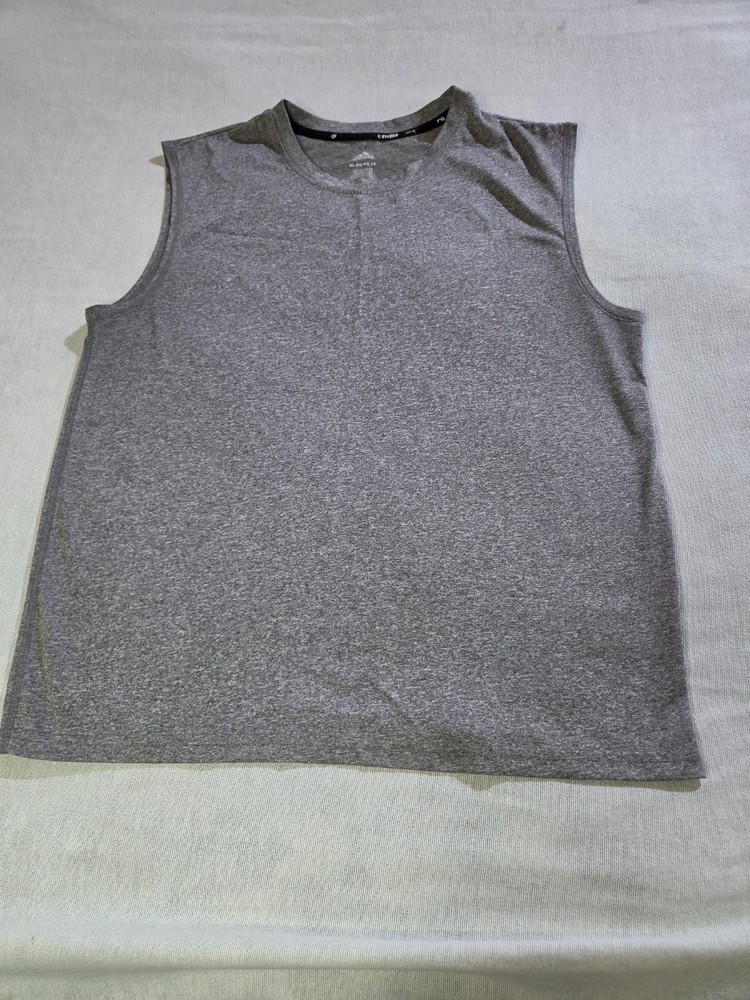 Adidas Shirt Mens XL Gray Short Sleeve Climate Workout
