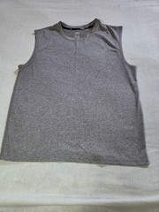 Adidas Shirt Mens XL Gray Short Sleeve Climate Workout