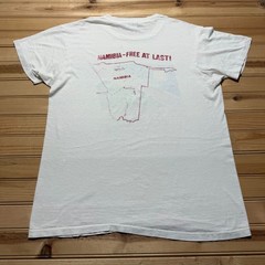 Vintage 1990 Namibia Independence Day Flag Freedom Patriotic T-Shirt USA Made XL